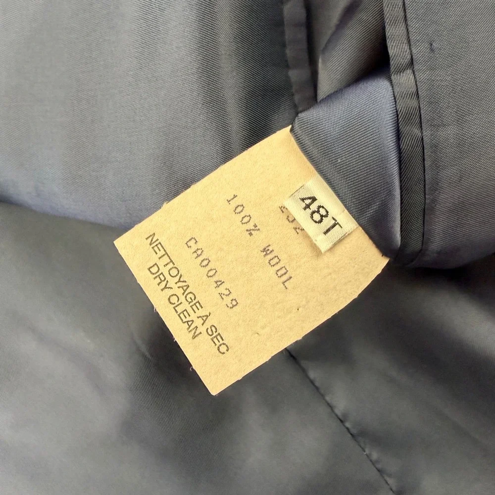 Peter Millar Blazer Mens 48T‎ Blue 100% Wool 2 Button Tailored Suit Jacket